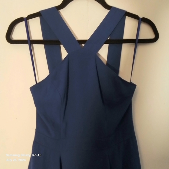 Lulu's Forevermore Blue Strappy Skater Dress size XS - Picture 5 of 14